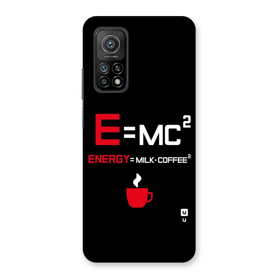 Energy Coffee Equation Back Case for Mi 10T 5G