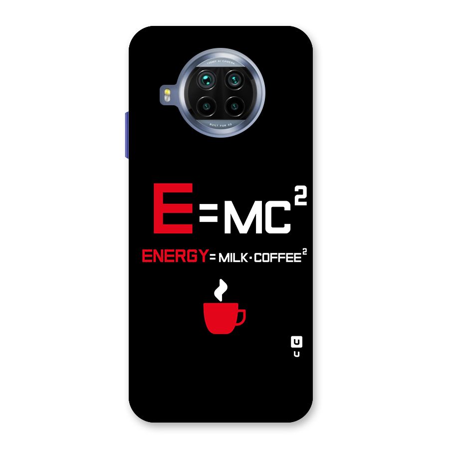 Energy Coffee Equation Glass Back Case for Mi 10i