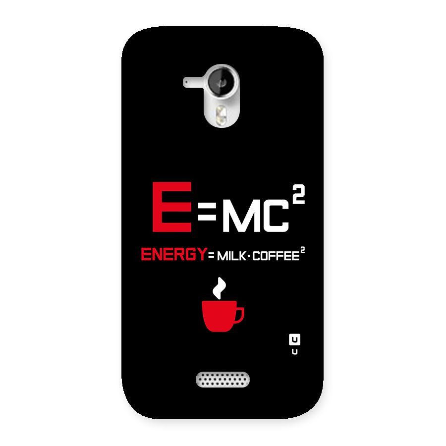 Energy Coffee Equation Back Case for Micromax Canvas HD A116