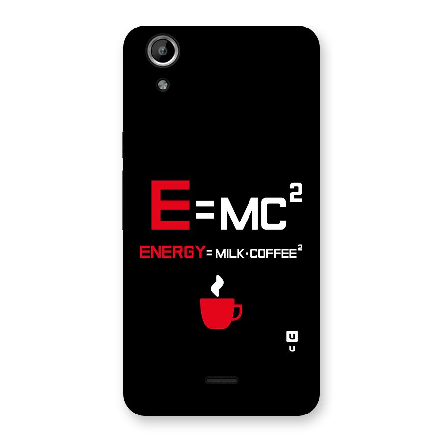 Energy Coffee Equation Back Case for Micromax Canvas Selfie Lens Q345