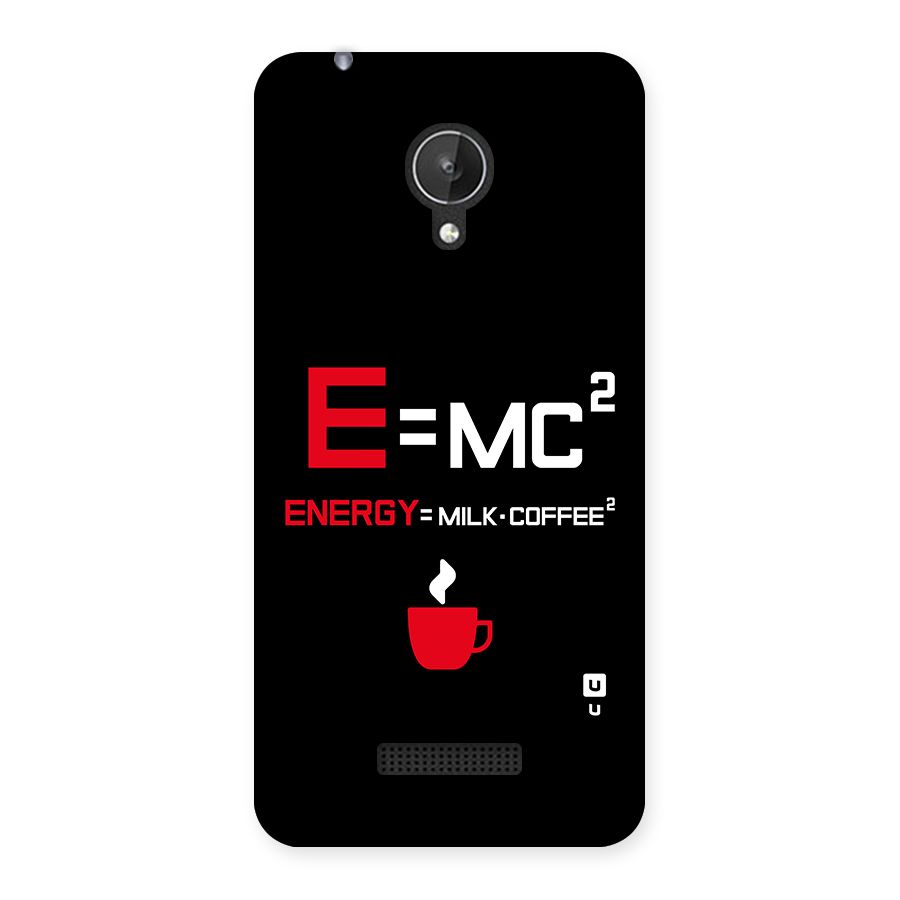 Energy Coffee Equation Back Case for Micromax Canvas Spark Q380