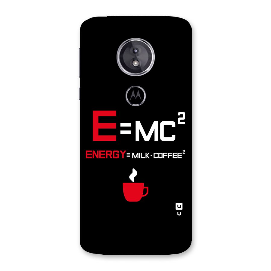 Energy Coffee Equation Back Case for Moto E5