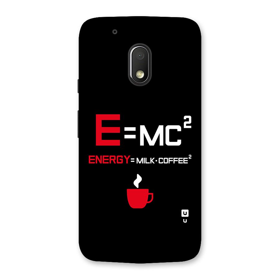 Energy Coffee Equation Back Case for Moto G4 Play
