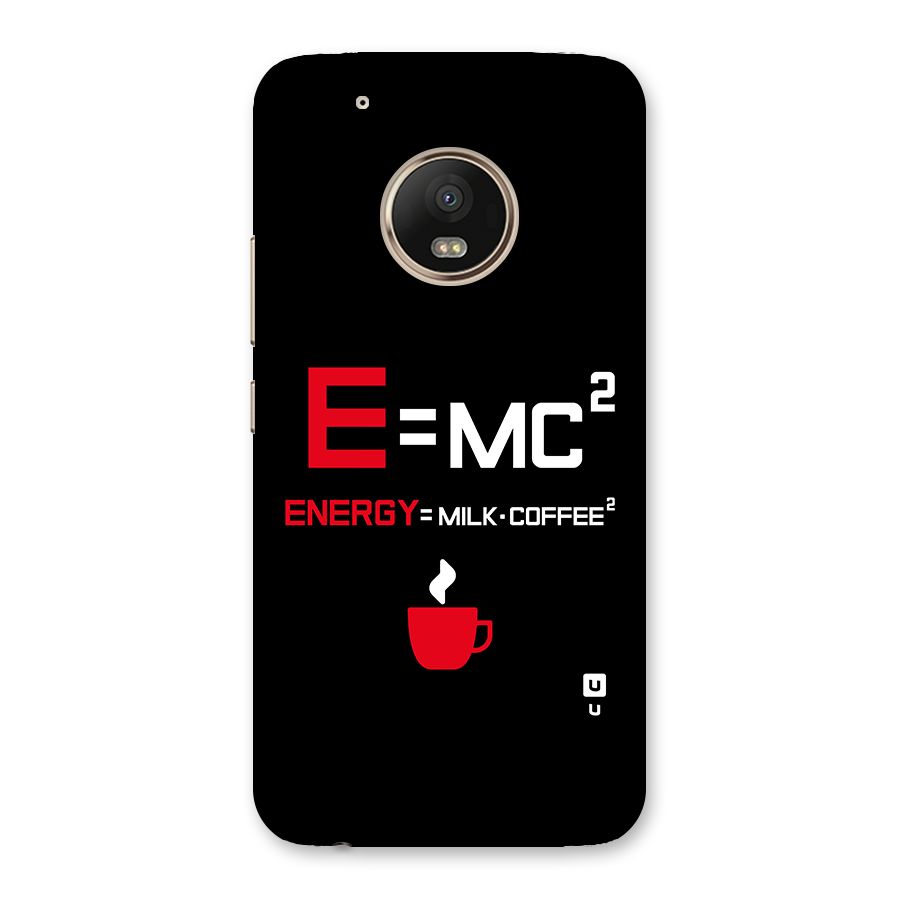 Energy Coffee Equation Back Case for Moto G5 Plus