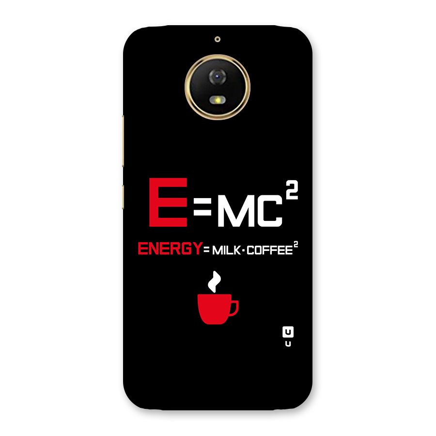 Energy Coffee Equation Back Case for Moto G5s