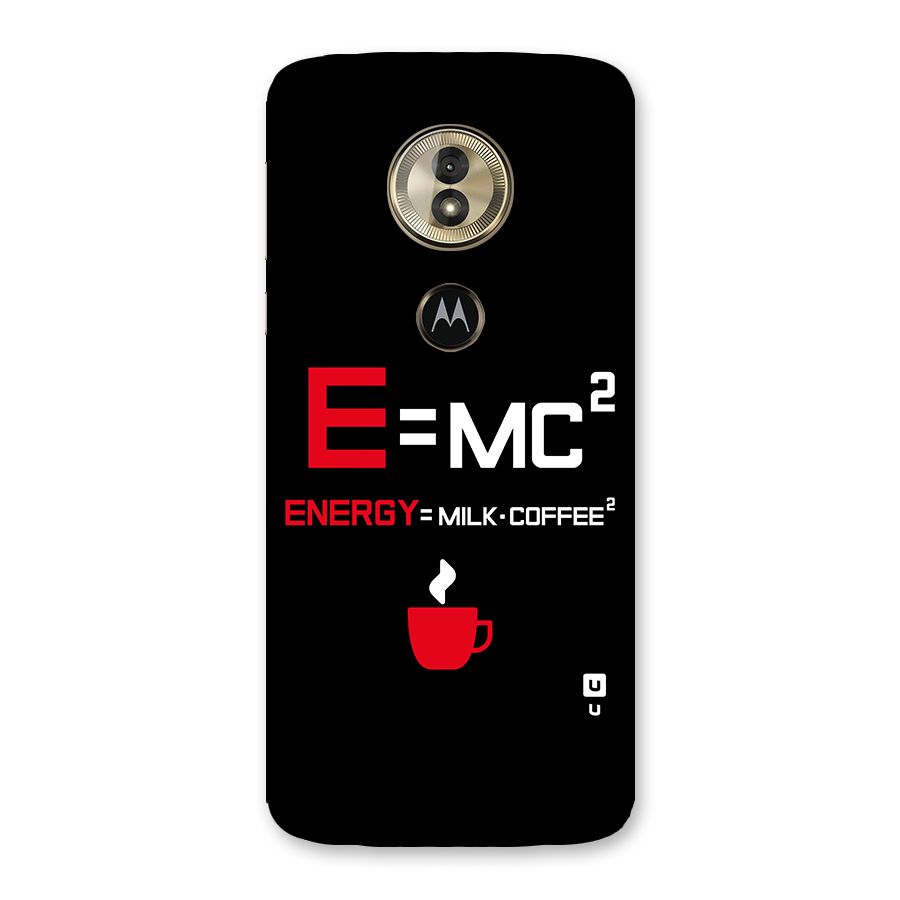 Energy Coffee Equation Back Case for Moto G6 Play