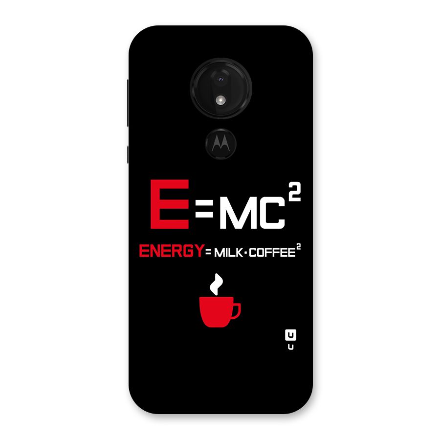 Energy Coffee Equation Back Case for Moto G7 Power