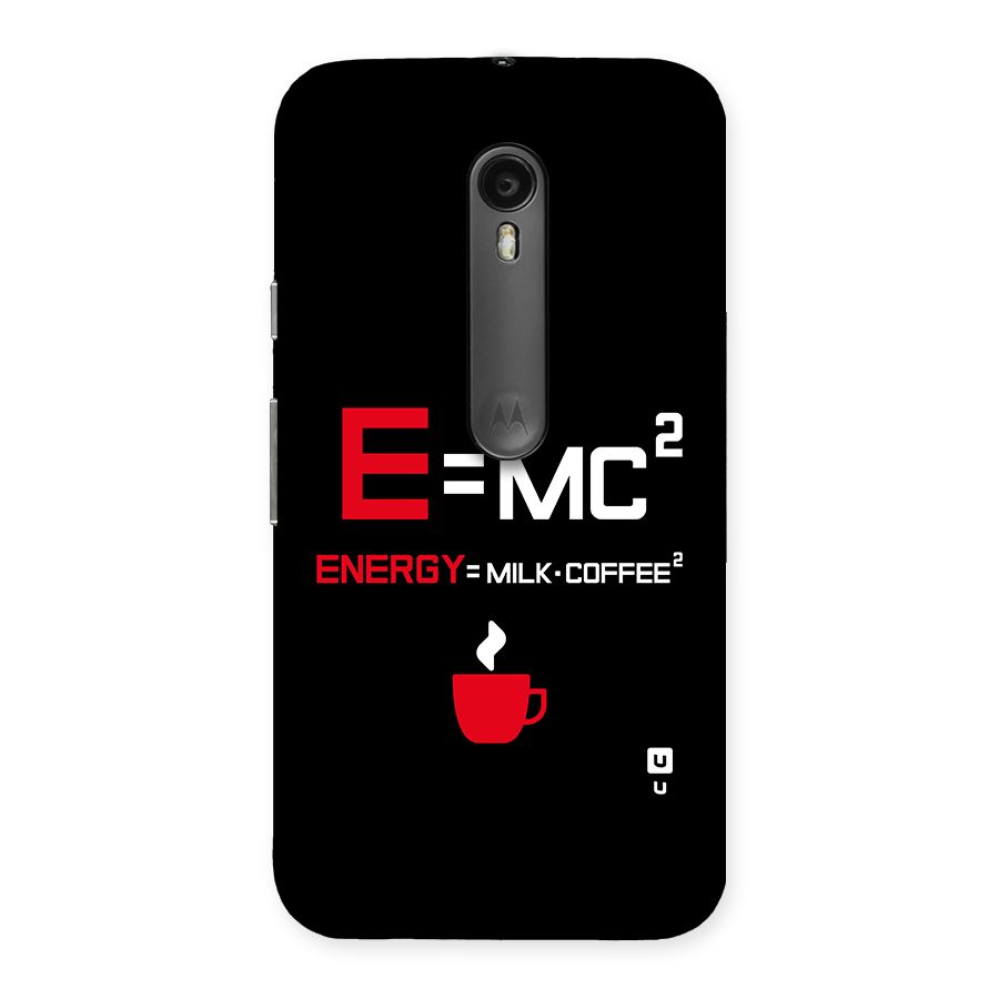 Energy Coffee Equation Back Case for Moto G Turbo