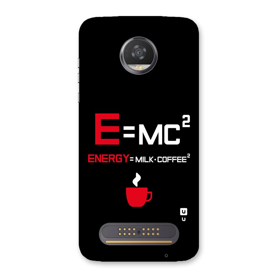 Energy Coffee Equation Back Case for Moto Z2 Play