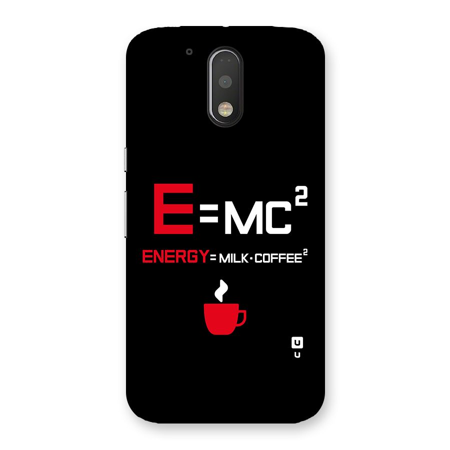 Energy Coffee Equation Back Case for Motorola Moto G4 Plus