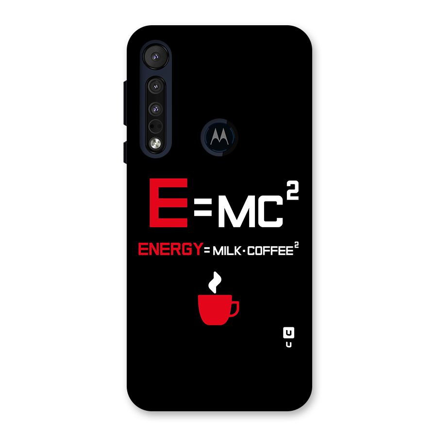 Energy Coffee Equation Back Case for Motorola One Macro
