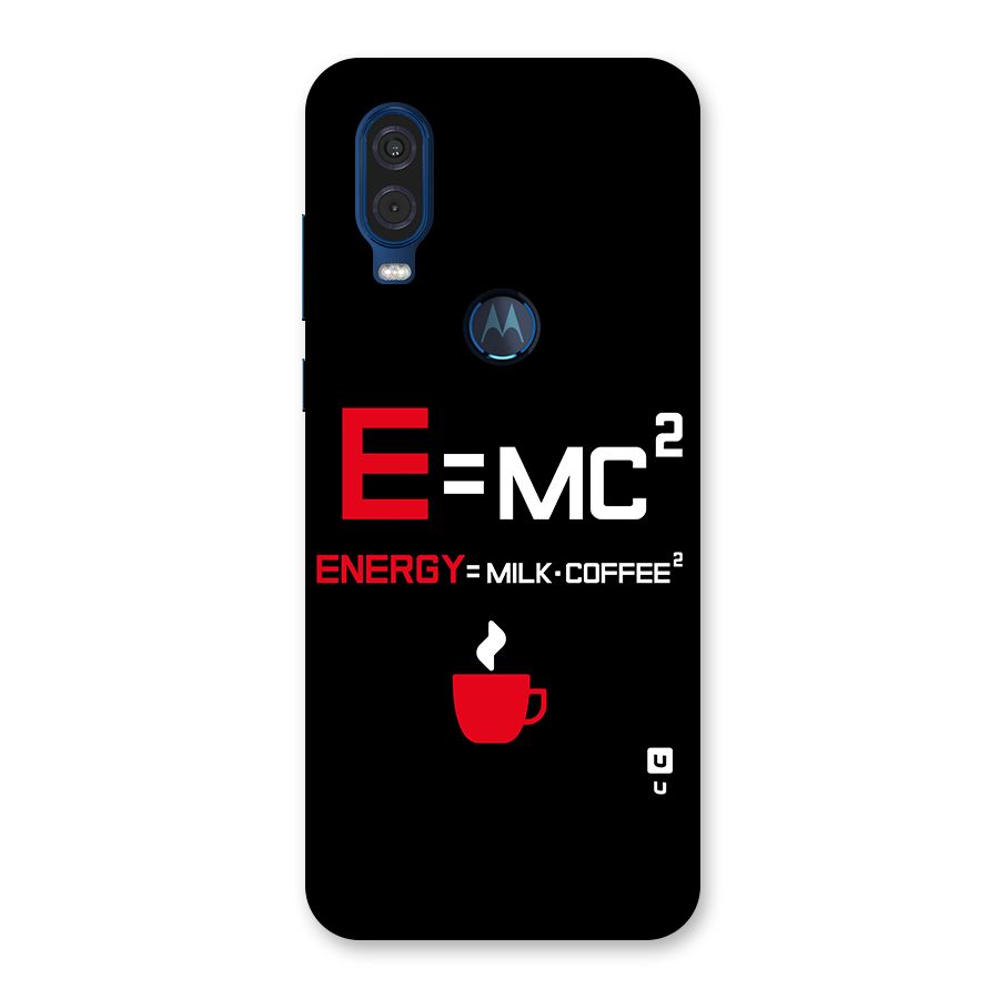 Energy Coffee Equation Back Case for Motorola One Vision