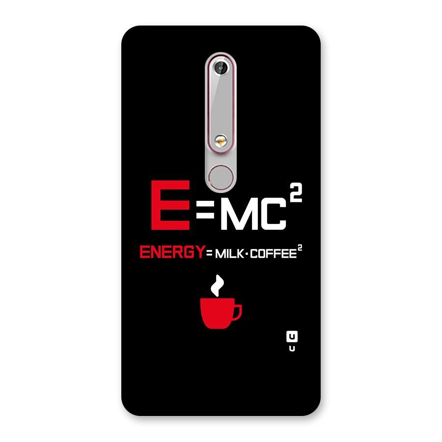 Energy Coffee Equation Back Case for Nokia 6.1