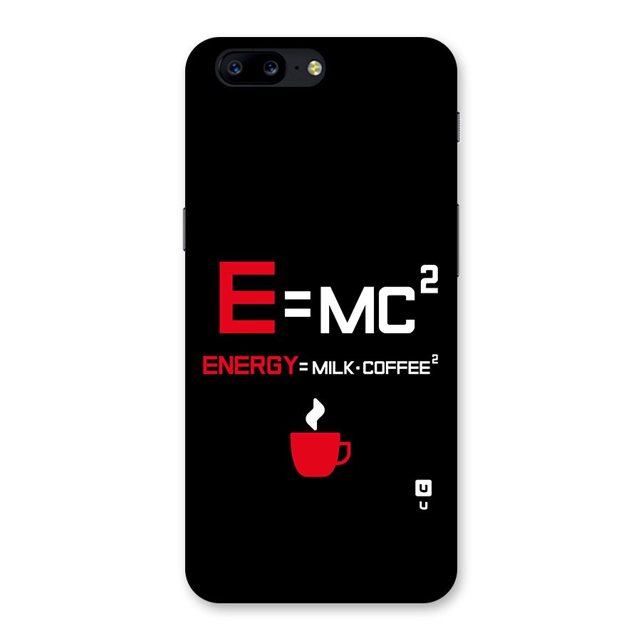 Energy Coffee Equation Back Case for OnePlus 5