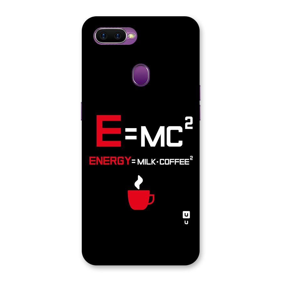 Energy Coffee Equation Back Case for Oppo F9
