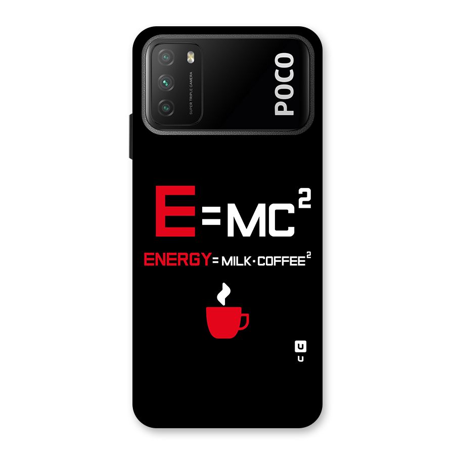 Energy Coffee Equation Back Case for Poco M3