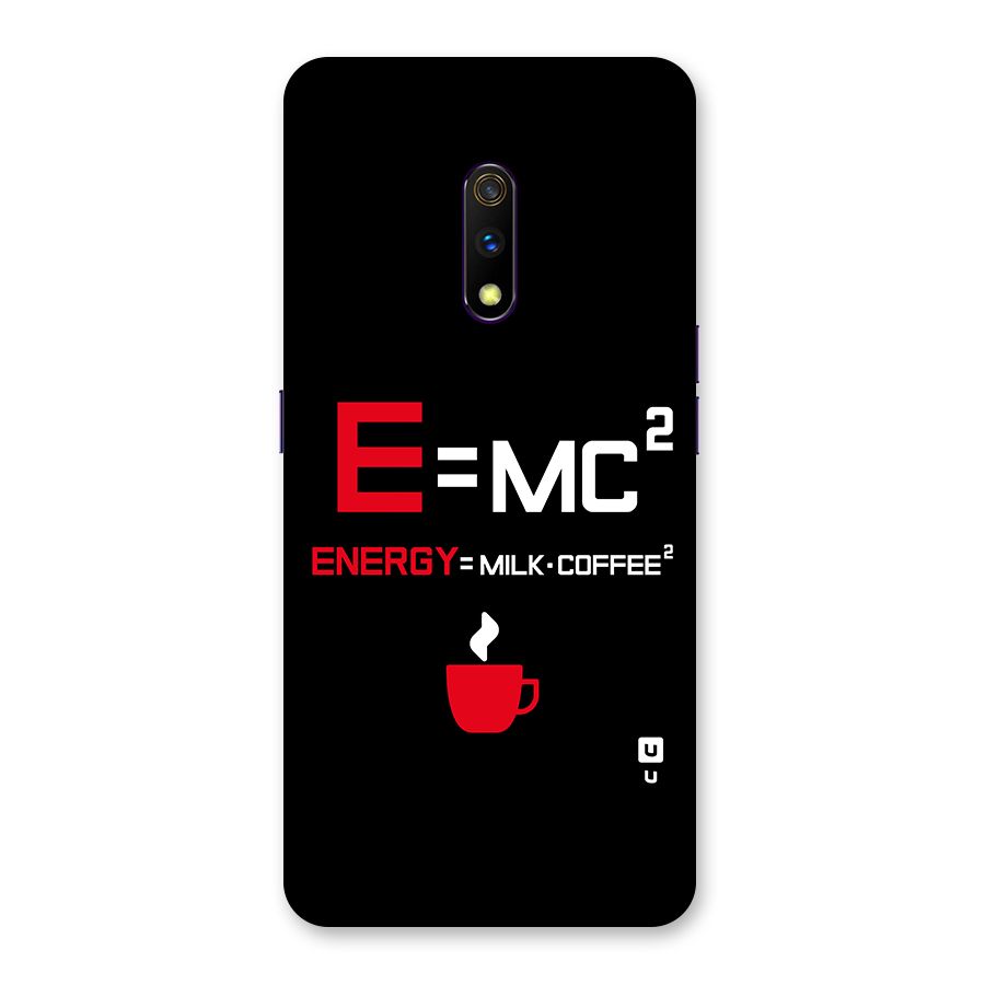 Energy Coffee Equation Back Case for Realme X