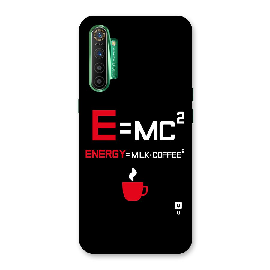 Energy Coffee Equation Glass Back Case for Realme X2
