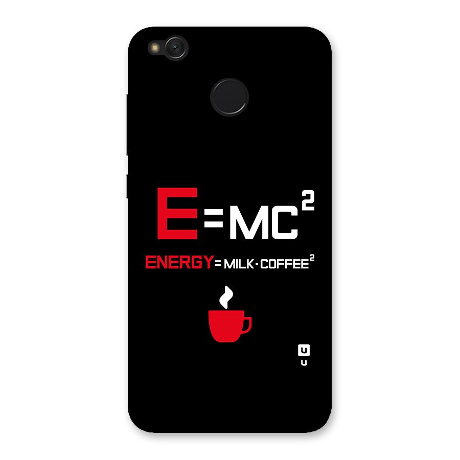 Energy Coffee Equation Back Case for Redmi 4