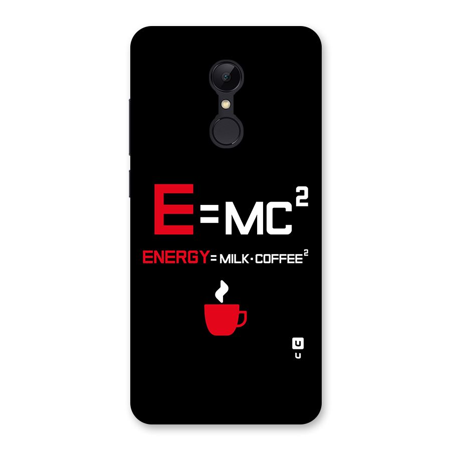 Energy Coffee Equation Back Case for Redmi 5