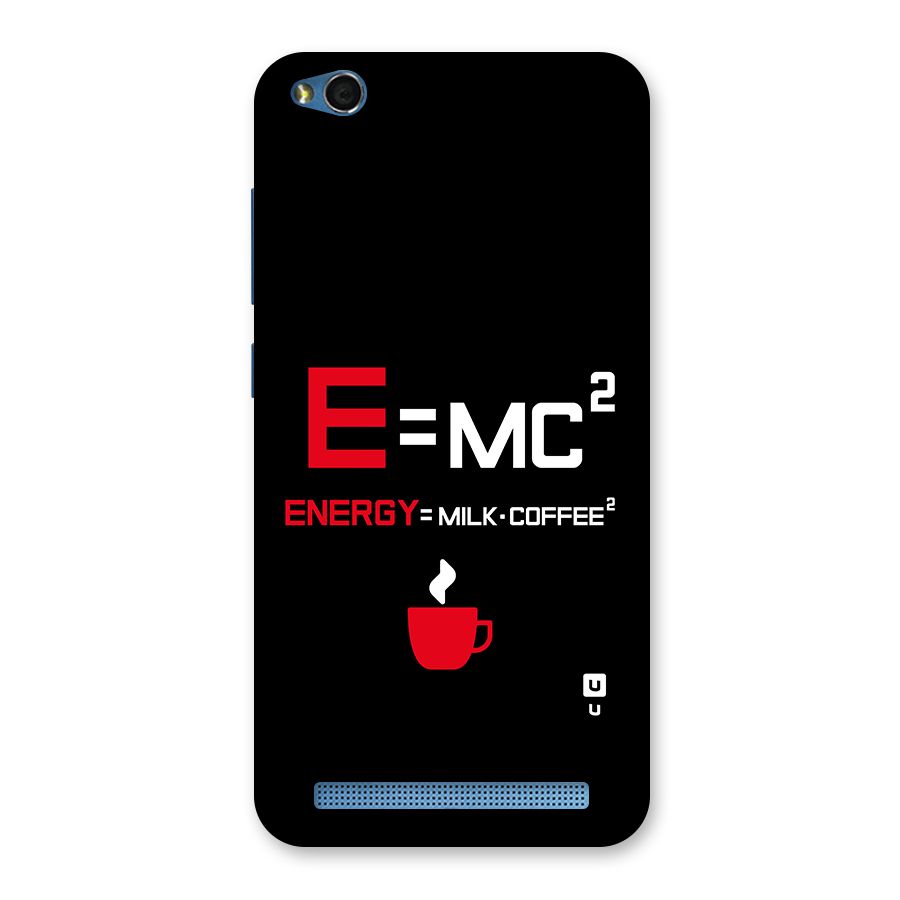 Energy Coffee Equation Back Case for Redmi 5A