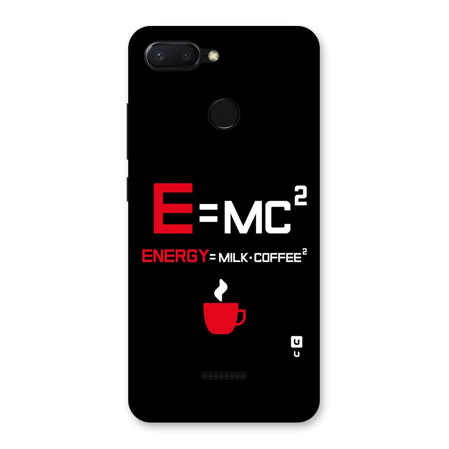 Energy Coffee Equation Back Case for Redmi 6