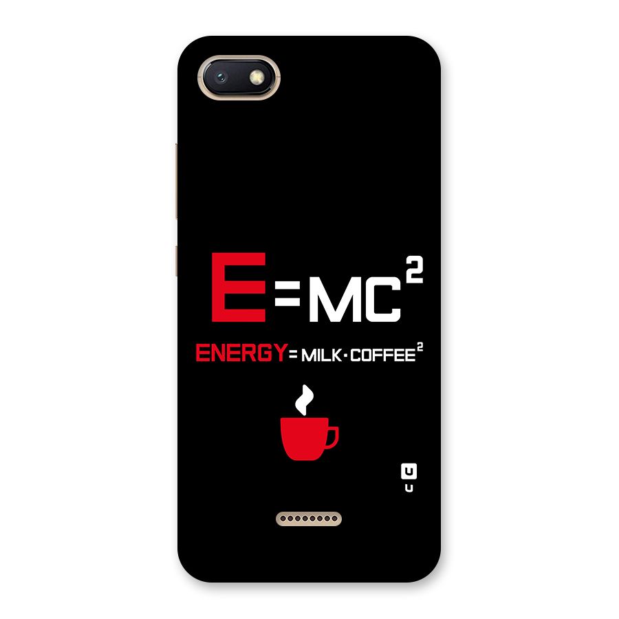Energy Coffee Equation Back Case for Redmi 6A