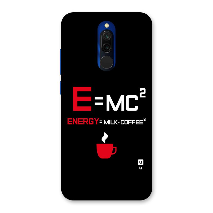 Energy Coffee Equation Back Case for Redmi 8