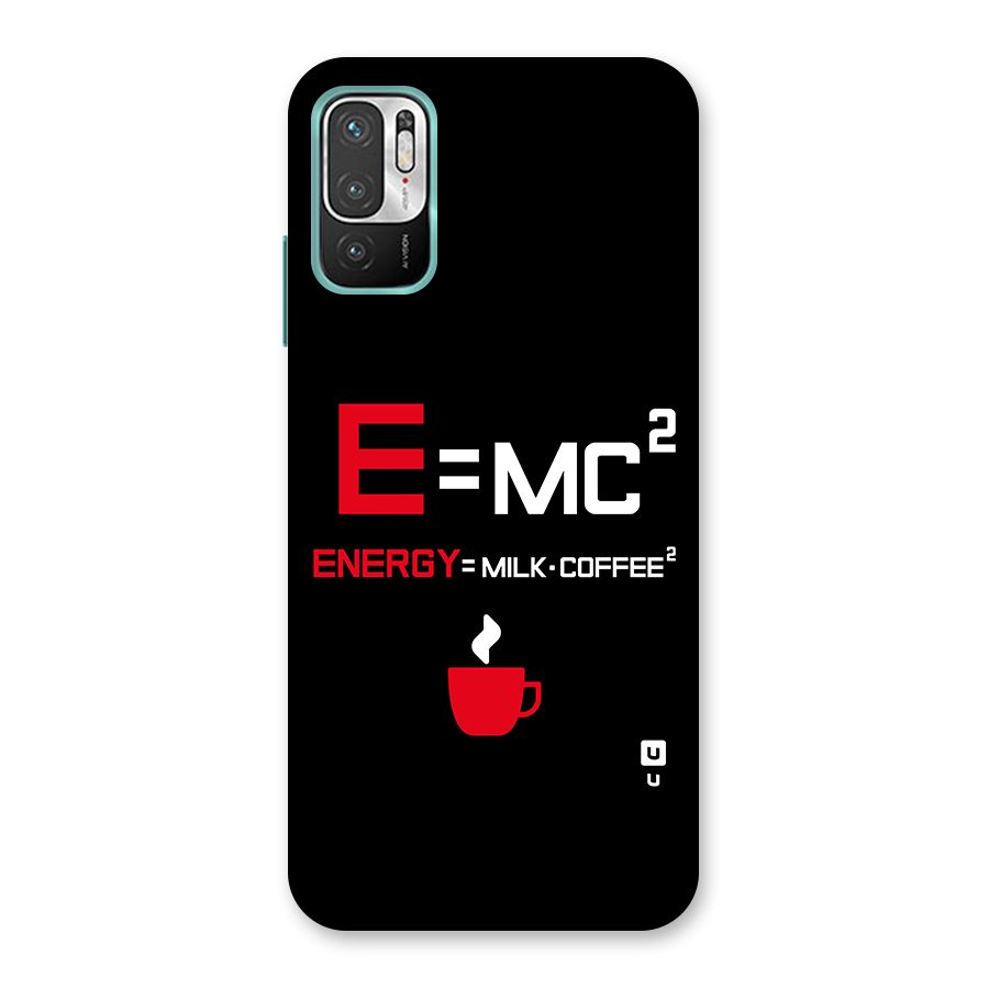 Energy Coffee Equation Back Case for Redmi Note 10T 5G