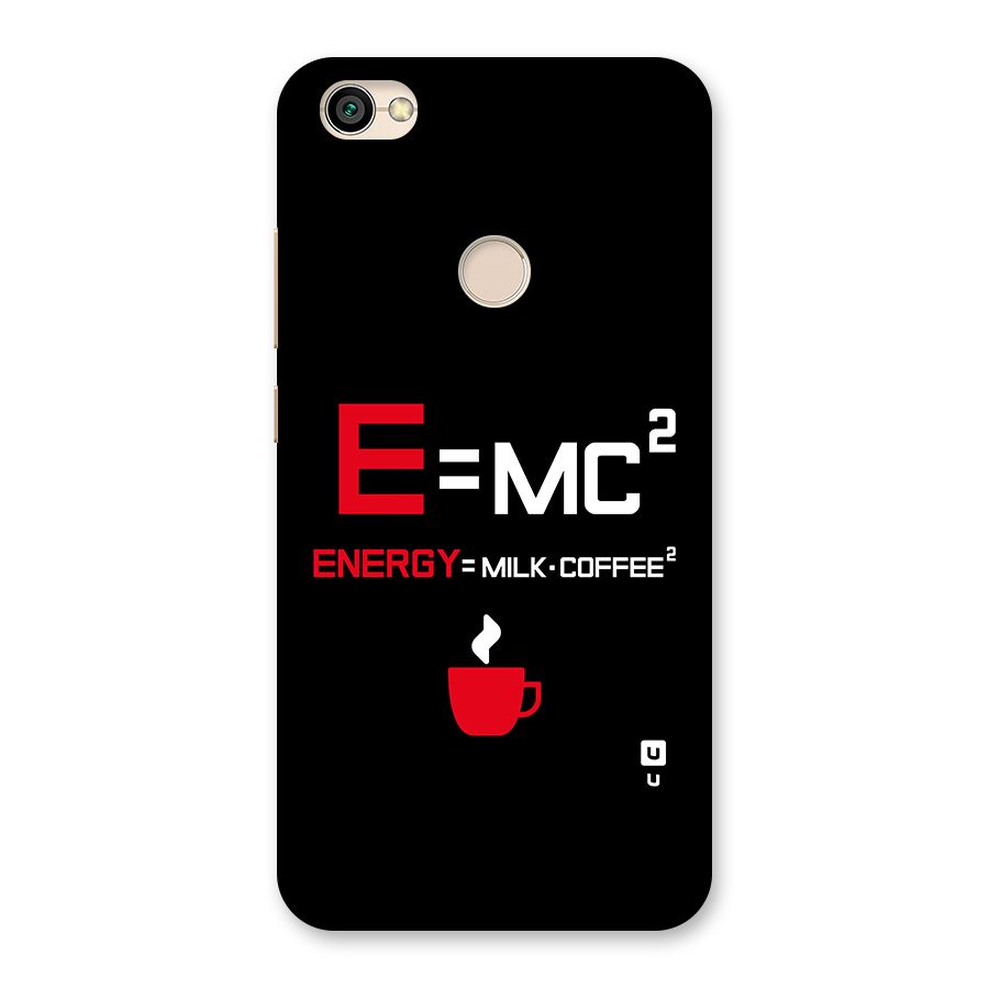 Energy Coffee Equation Back Case for Redmi Y1 2017