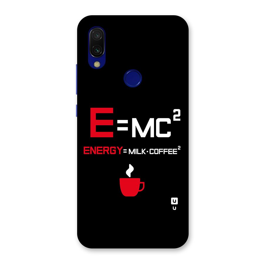 Energy Coffee Equation Back Case for Redmi Y3