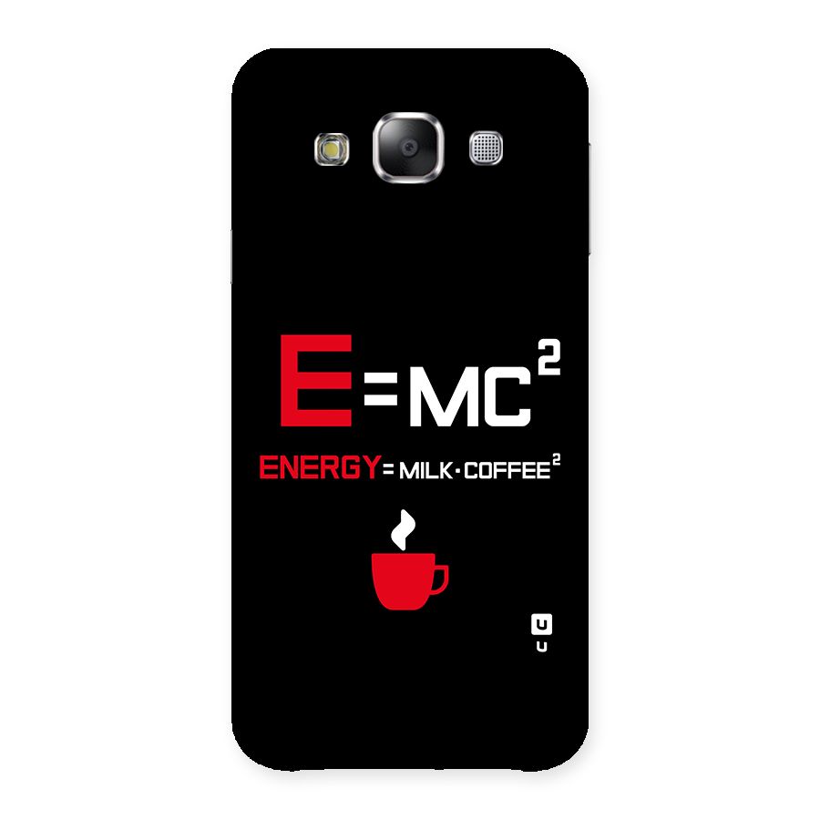 Energy Coffee Equation Back Case for Samsung Galaxy E5