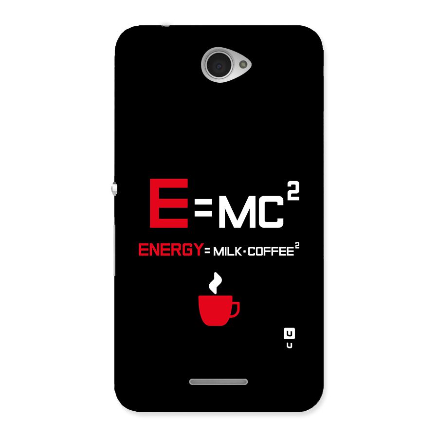 Energy Coffee Equation Back Case for Sony Xperia E4