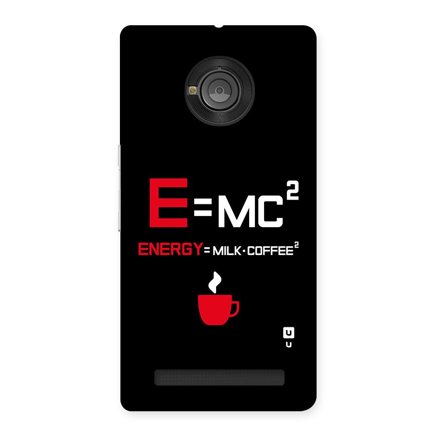 Energy Coffee Equation Back Case for Yu Yunique