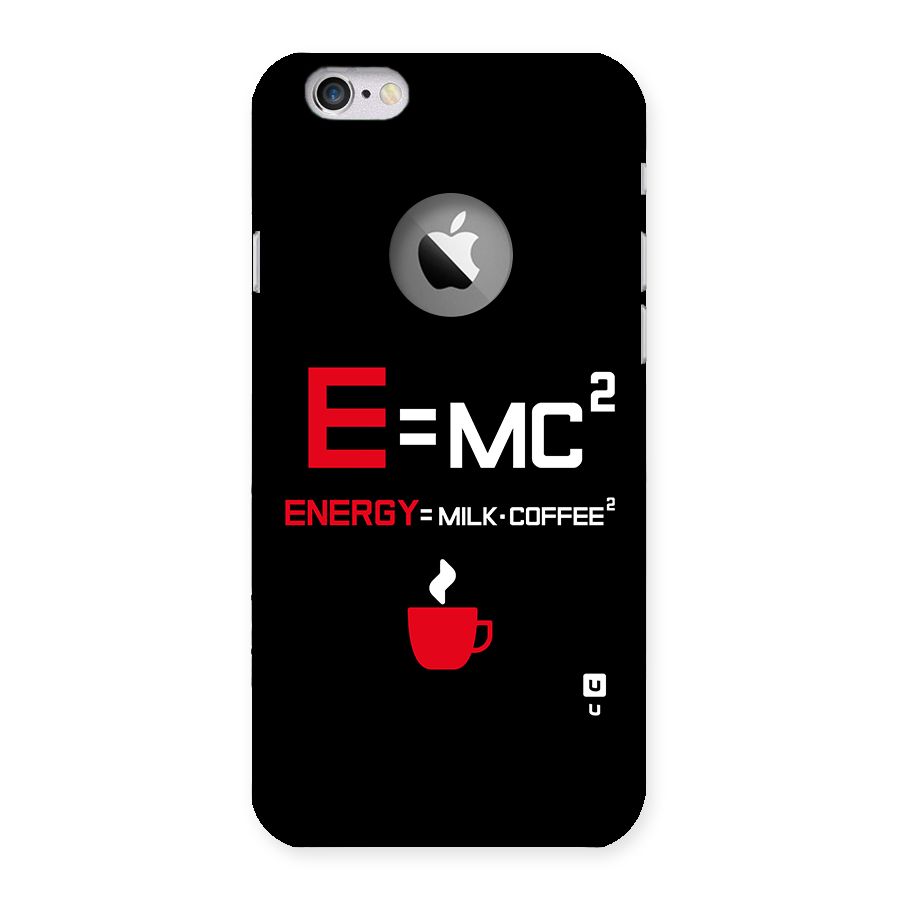 Energy Coffee Equation Back Case for iPhone 6 Logo Cut