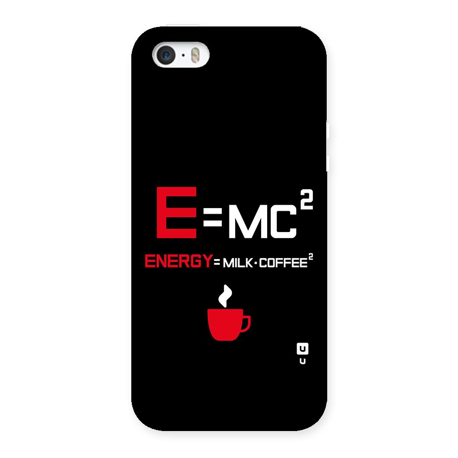 Energy Coffee Equation Back Case for iPhone SE