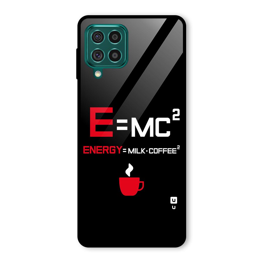 Energy Coffee Equation Glass Back Case for Galaxy F62