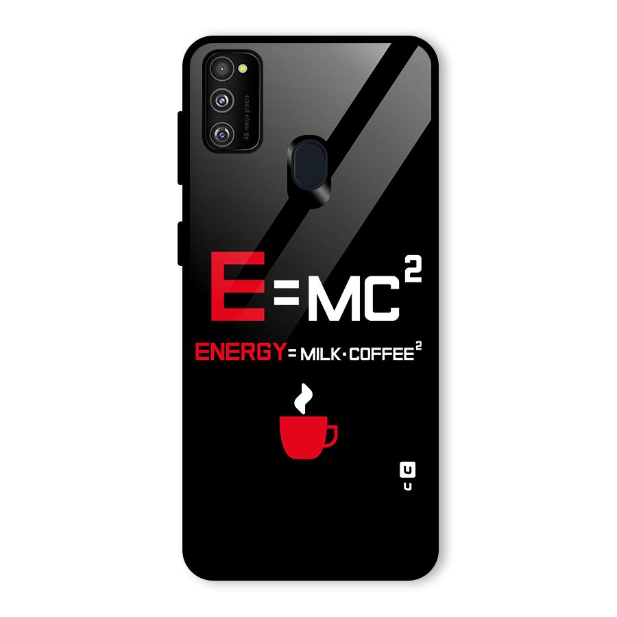 Energy Coffee Equation Glass Back Case for Galaxy M30s