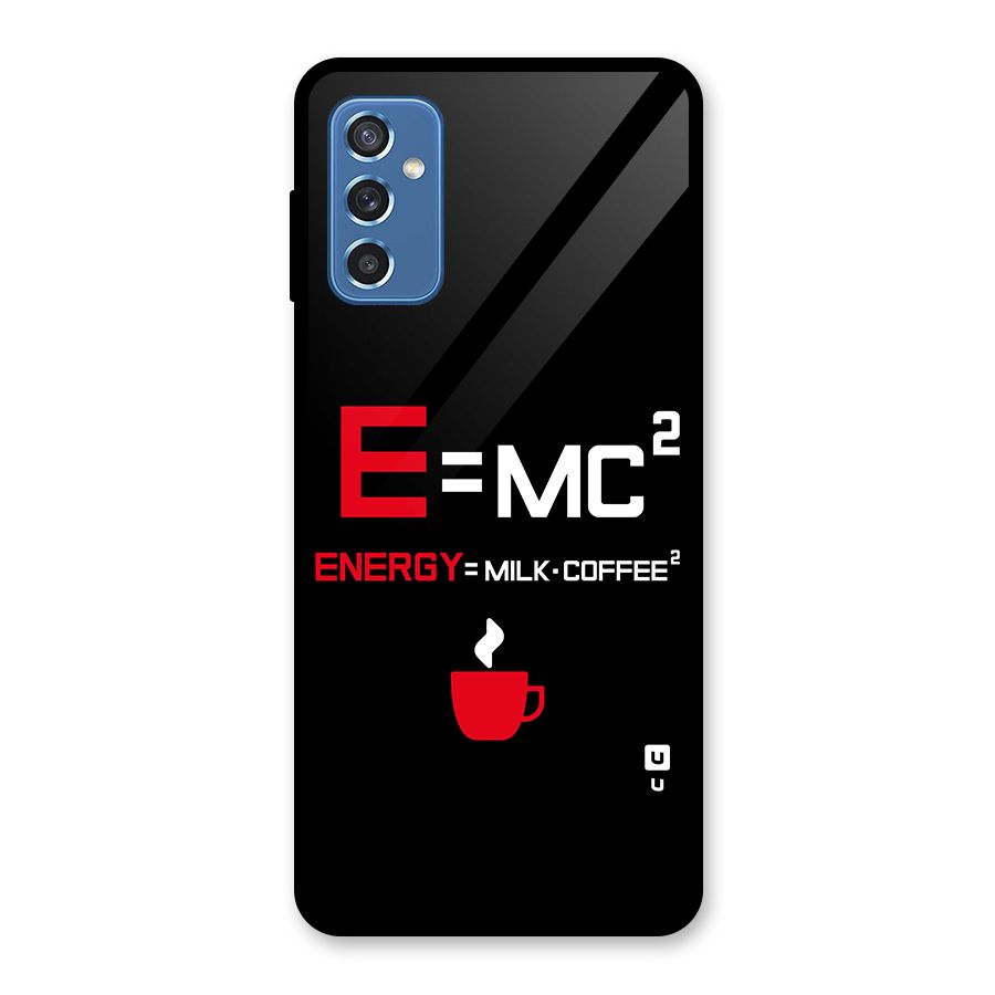 Energy Coffee Equation Glass Back Case for Galaxy M52 5G
