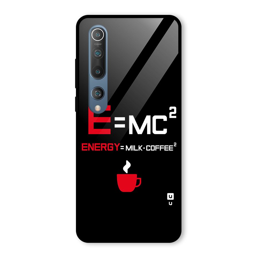 Energy Coffee Equation Glass Back Case for Mi 10