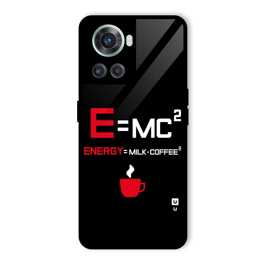 Energy Coffee Equation Glass Back Case for OnePlus 10R