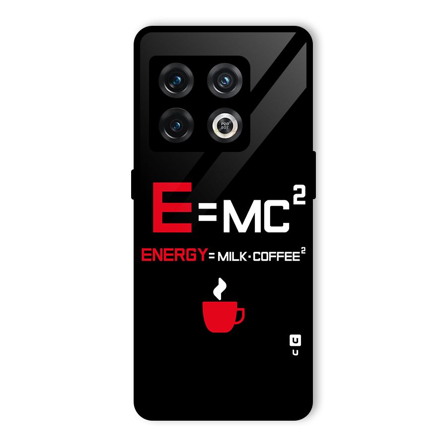 Energy Coffee Equation Glass Back Case for OnePlus 10 Pro 5G