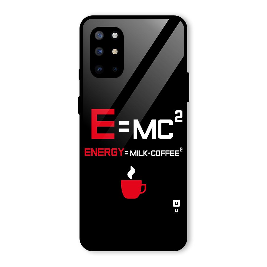 Energy Coffee Equation Glass Back Case for OnePlus 8T