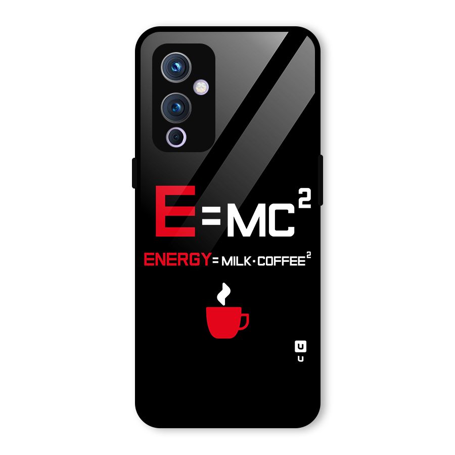 Energy Coffee Equation Glass Back Case for OnePlus 9
