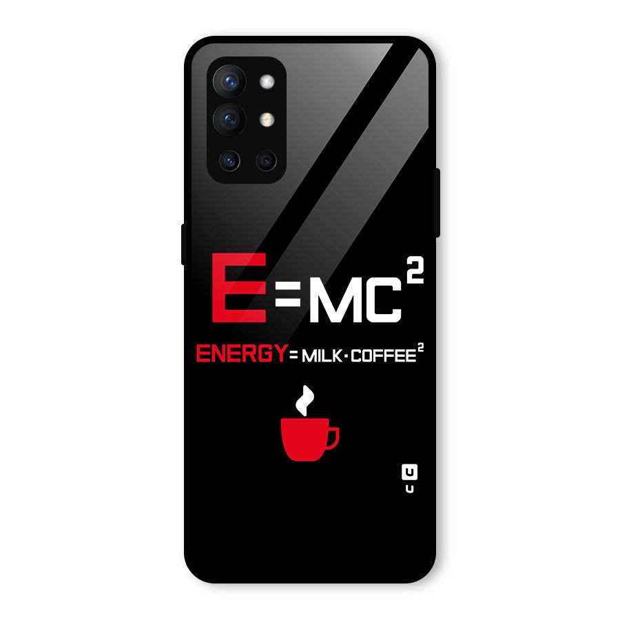Energy Coffee Equation Glass Back Case for OnePlus 9R