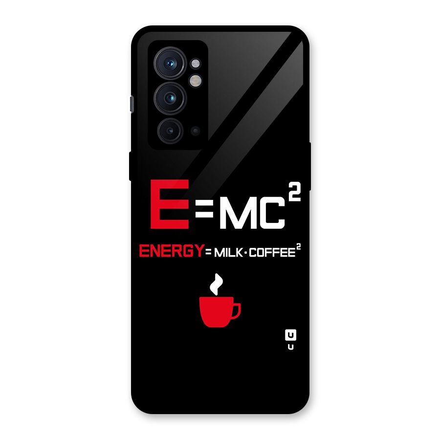 Energy Coffee Equation Glass Back Case for OnePlus 9RT 5G