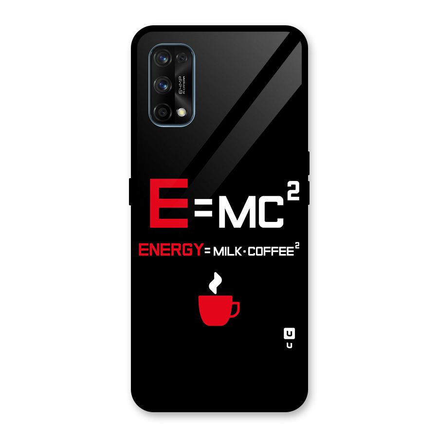 Energy Coffee Equation Glass Back Case for Realme 7 Pro