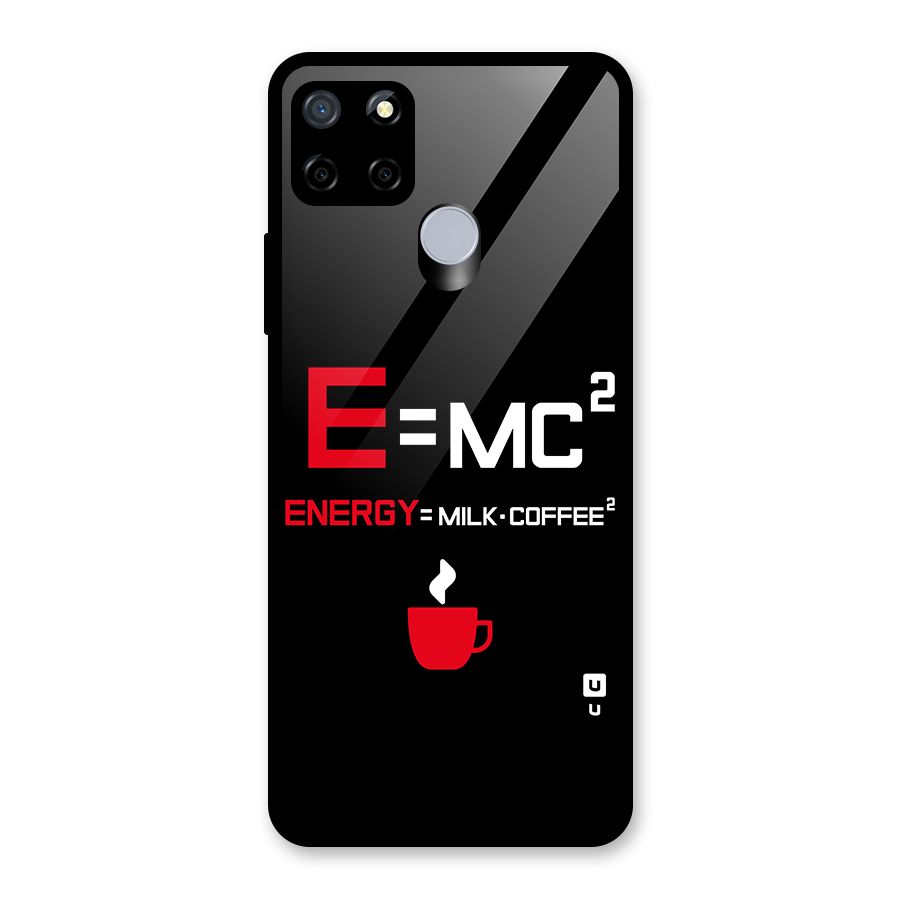 Energy Coffee Equation Glass Back Case for Realme C12