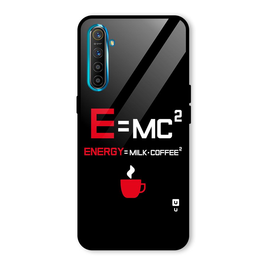 Energy Coffee Equation Glass Back Case for Realme X2