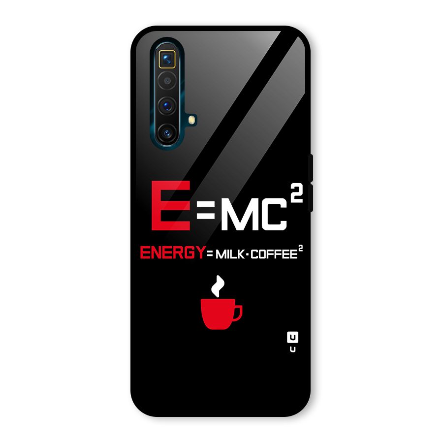 Energy Coffee Equation Glass Back Case for Realme X3